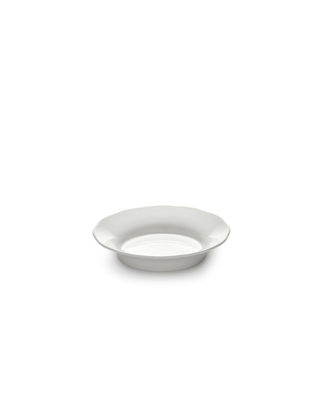 Assiette creuse rond blanc porcelaine Ø 18,5 cm Silhouette Serax