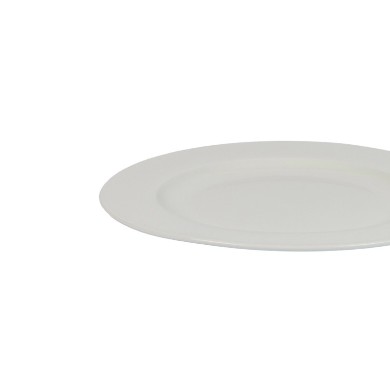Assiette plate rond blanc porcelaine Ø 24 cm Presto Accolade