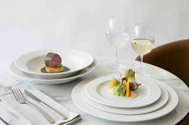 Coquetier rond blanc porcelaine Ø 6,4 cm Presto Accolade