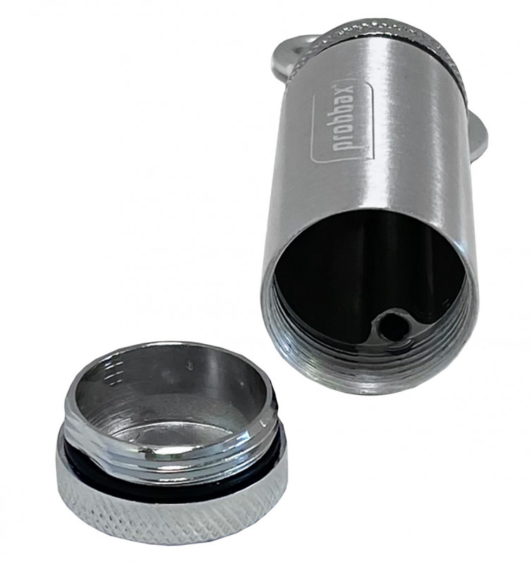 Cendrier de poche aluminium Ø 2,5 cm 6,2 cm Probbax