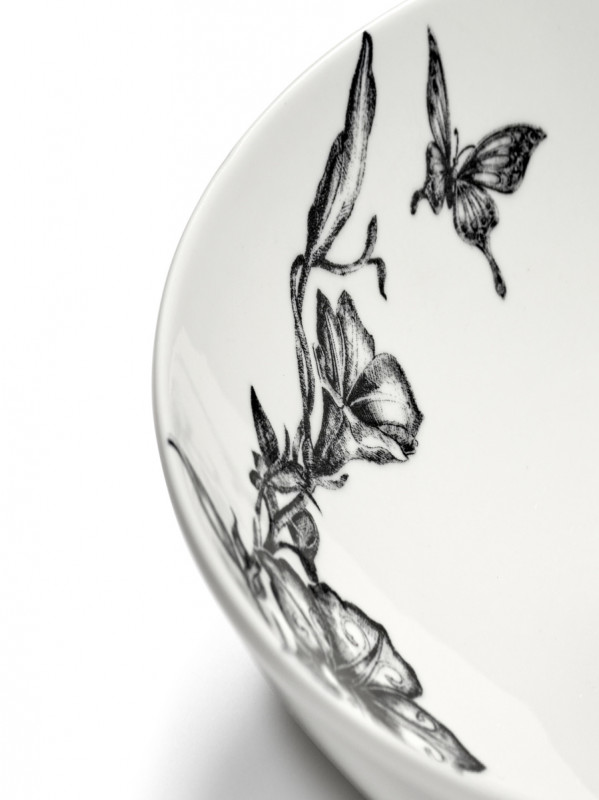 Bol ovale MAGICAL BLOSSOM porcelaine Ø 18,5 cm Unity Serax