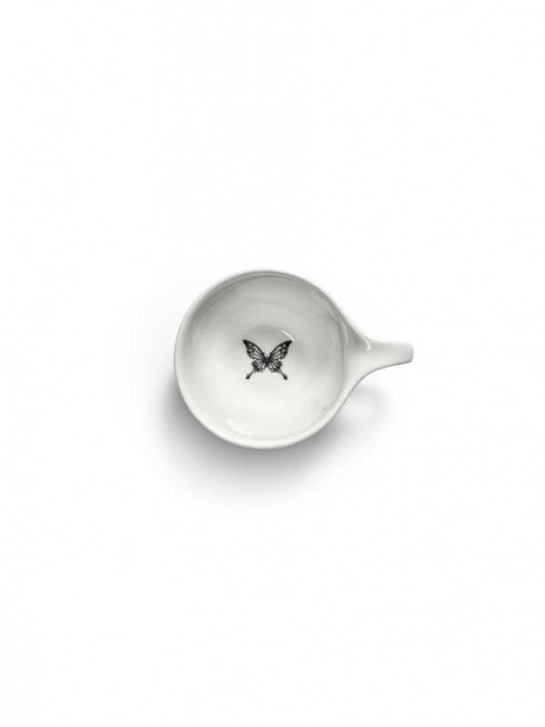 Tasse à expresso rond BUTTERFLY porcelaine 8,3 cm Unity Serax