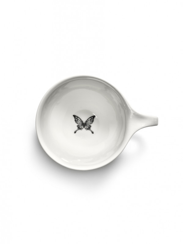 Tasse à thé rond BUTTERFLY porcelaine Ø 12 cm Unity Serax