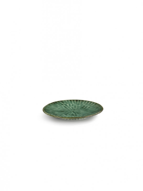 Assiette coupe plate rond vert grès émaillé Ø 14,5 cm 14,5 cm Verde Lanza Serax