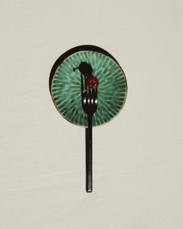 Assiette coupe plate rond vert grès émaillé Ø 14,5 cm 14,5 cm Verde Lanza Serax