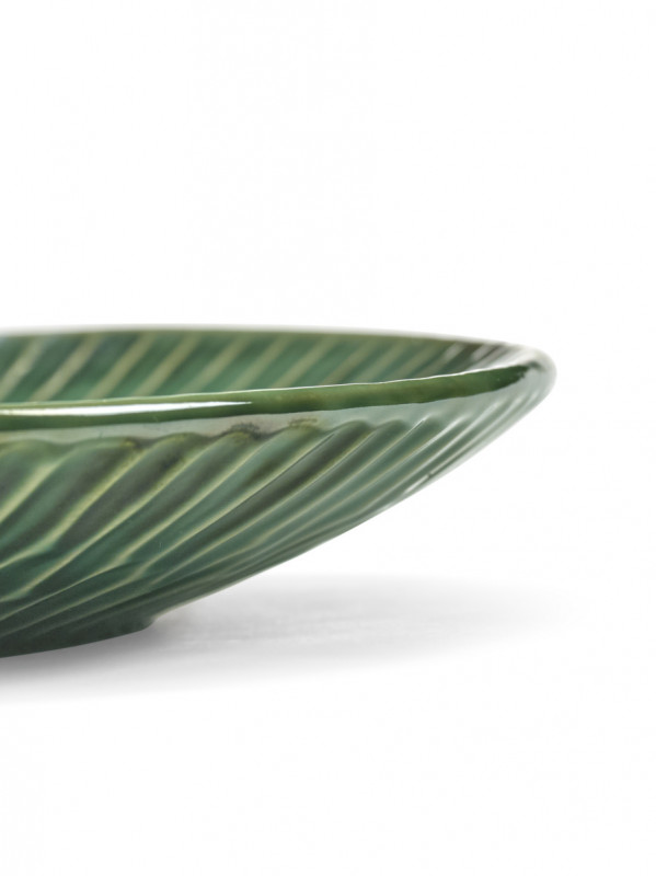 Assiette coupe creuse rond vert grès émaillé Ø 27 cm 27 cm Verde Lanza Serax