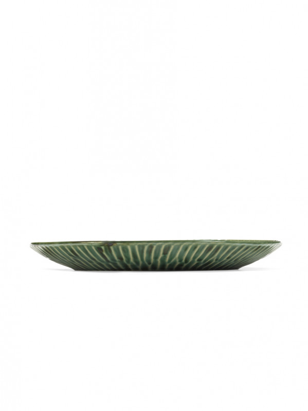 Assiette coupe creuse rond vert grès émaillé Ø 27 cm 27 cm Verde Lanza Serax