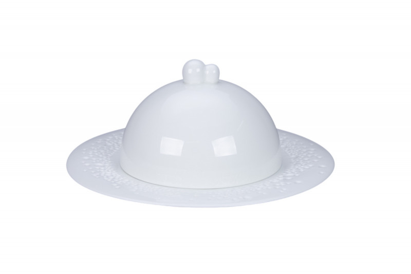 Assiette rond blanc porcelaine bone china Ø 32 cm Feelings Rak