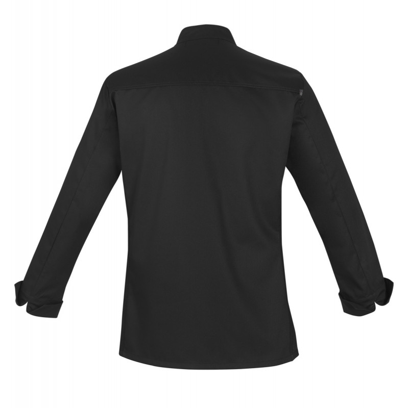 Veste de cuisine manches longues noir T0 Abax Robur