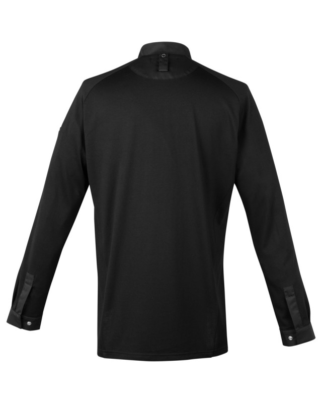 Veste de cuisine manches longues noir T1 Idac Robur
