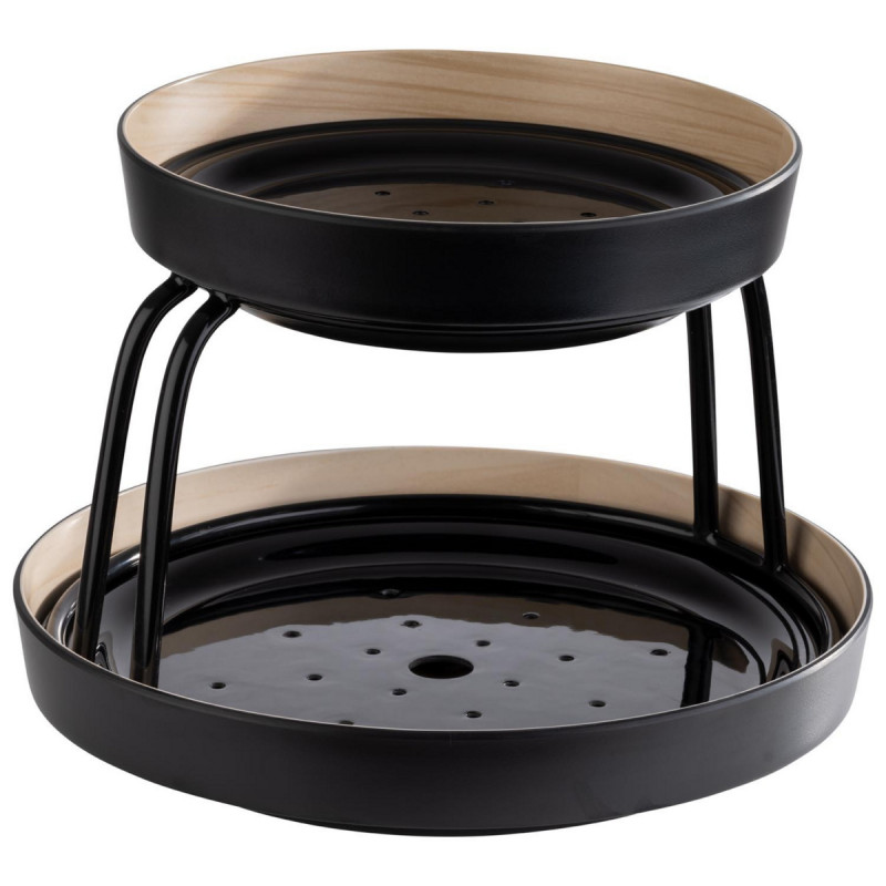 Rehausse métal noir Ø 30,5 cm 16 cm Frida Aps