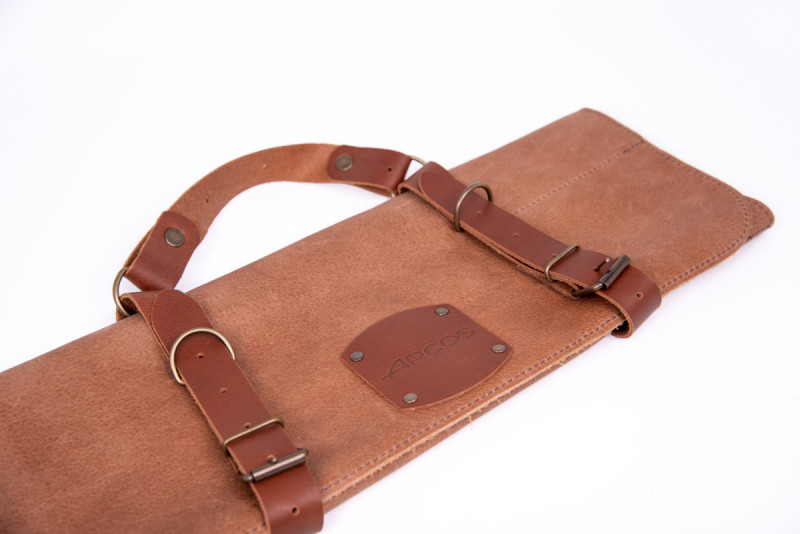 Trousse à couteaux cuir 47x44,6 cm 5 éléments Arcos