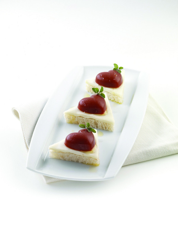 Plaque 70 mini coeurs silicone Pâtissier 60x40x1,6 cm