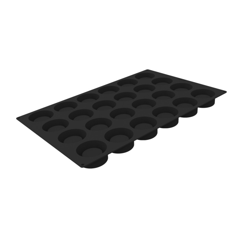 Plaque 24 savarins ronds silicone Pâtissier 60x40x3,5 cm