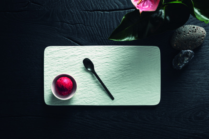 Assiette plate blanc porcelaine The Rock Villeroy & Boch