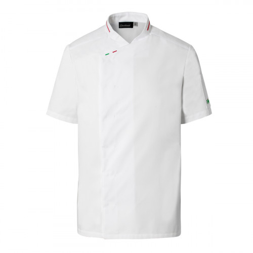 Veste de cuisine manches courtes blanc T3 Pesto Molinel