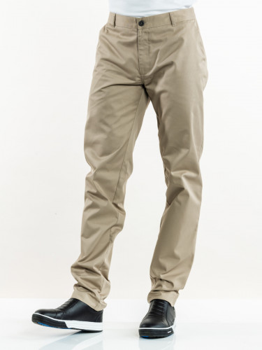 Pantalon de cuisine beige 52 Sabbia Chaud Devant