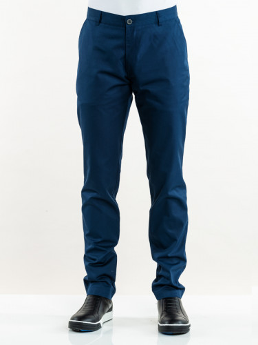 Pantalon de cuisine bleu marine 40 Marino Chaud Devant