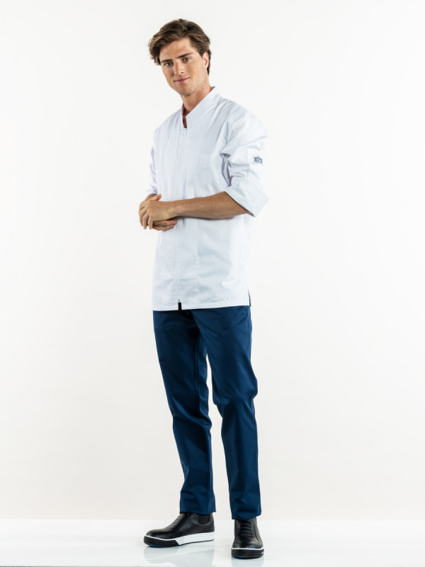 Pantalon de cuisine bleu marine 50 Marino Chaud Devant