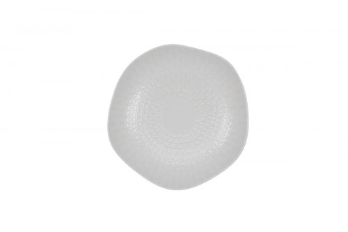 Assiette creuse organique Nuance porcelaine vitrifiée Ø 21 cm Between Rak