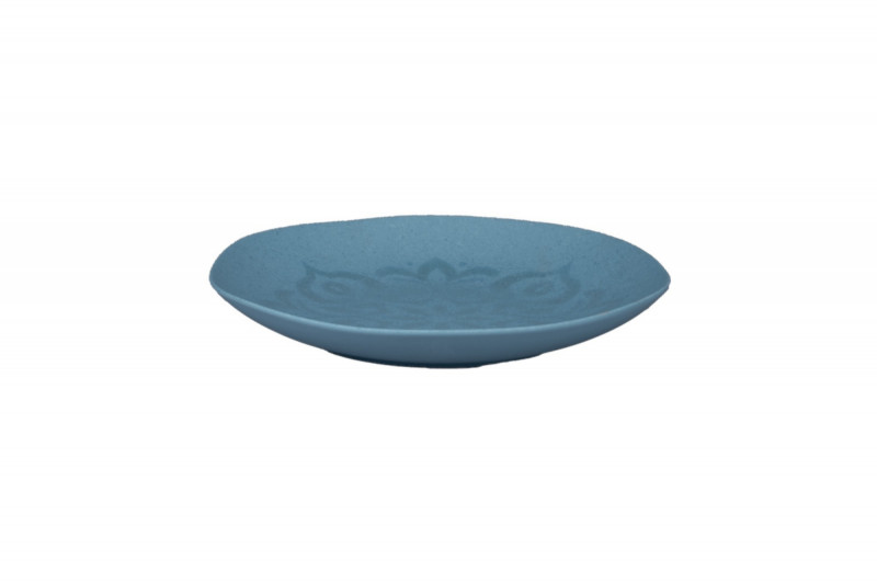 Assiette creuse organique Water porcelaine vitrifiée Ø 26 cm Between Colored Rak
