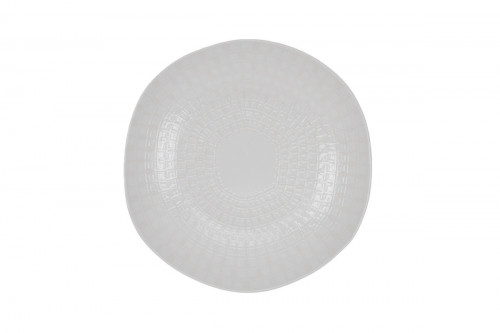 Assiette creuse organique Nuance porcelaine vitrifiée Ø 26 cm Between Rak