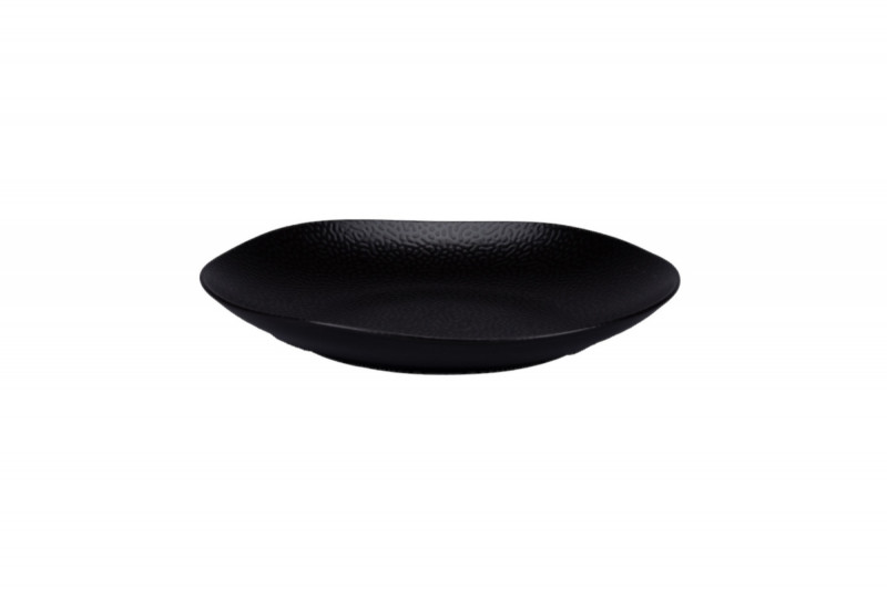 Assiette creuse organique Speckle porcelaine vitrifiée Ø 26 cm Between Rak