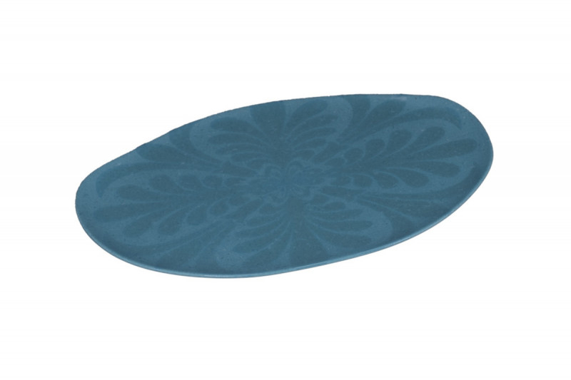 Assiette plate organique Water porcelaine vitrifiée Ø 32 cm Between Colored Rak