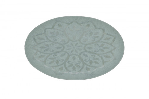 Assiette plate organique Space porcelaine vitrifiée Ø 34 cm Between Colored Rak