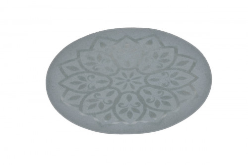 Assiette plate organique Earth porcelaine vitrifiée Ø 34 cm Between Colored Rak