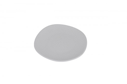 Assiette plate organique ivoire porcelaine vitrifiée Ø 15 cm Between Rak