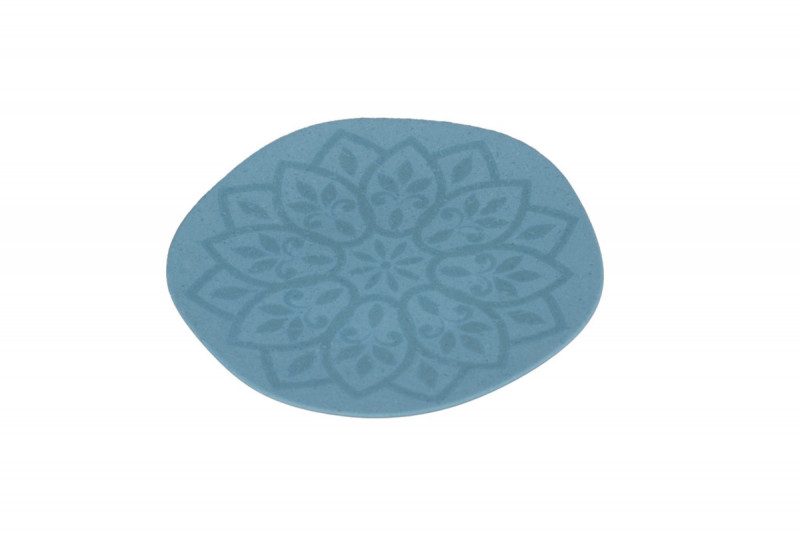 Assiette plate organique Water porcelaine vitrifiée Ø 23 cm Between Colored Rak