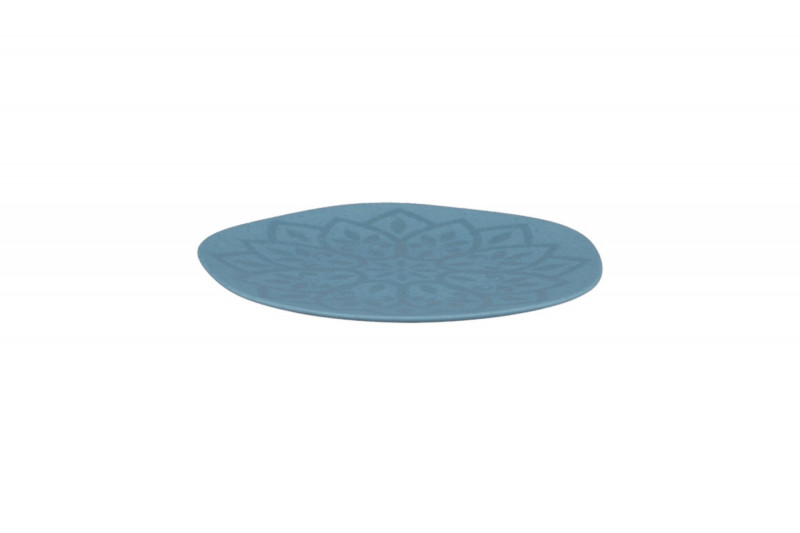 Assiette plate organique Water porcelaine vitrifiée Ø 23 cm Between Colored Rak