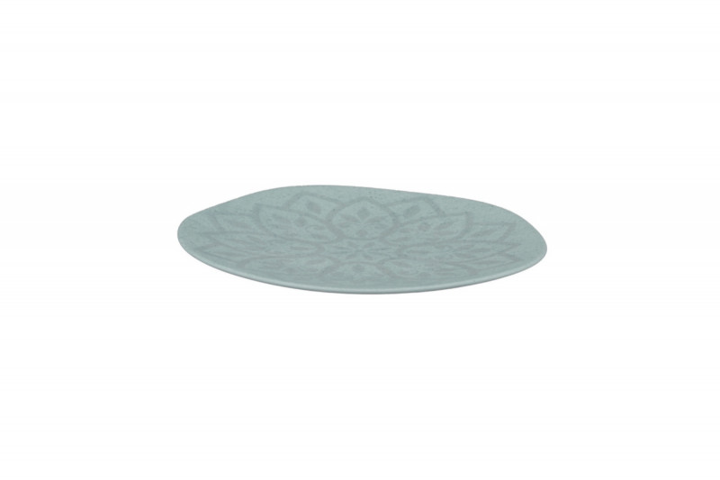 Assiette plate organique Space porcelaine vitrifiée Ø 23 cm Between Colored Rak