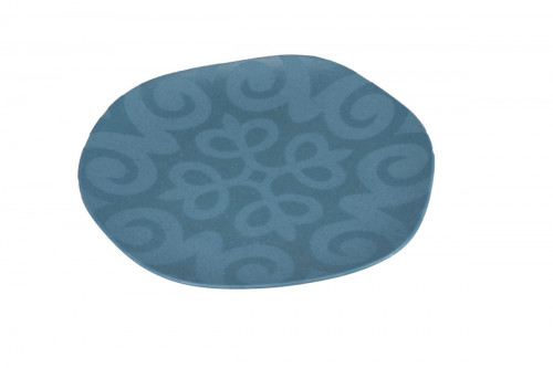 Assiette plate organique Water porcelaine vitrifiée Ø 27 cm Between Colored Rak