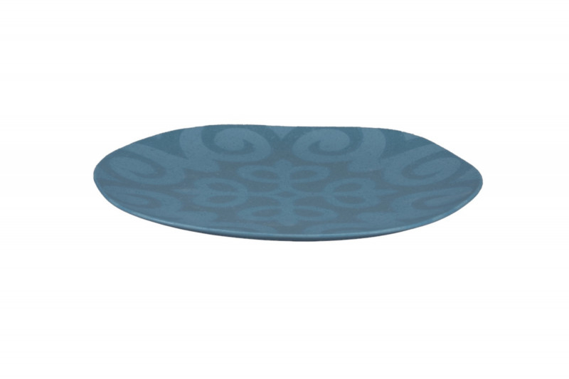 Assiette plate organique Water porcelaine vitrifiée Ø 27 cm Between Colored Rak