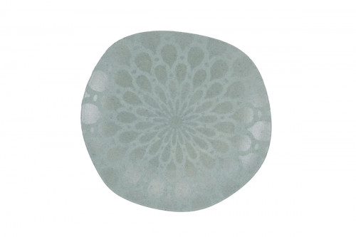 Assiette plate organique Space porcelaine vitrifiée Ø 27 cm Between Colored Rak