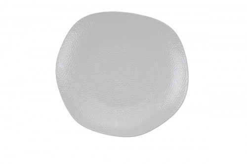 Assiette plate organique ivoire porcelaine vitrifiée Ø 27 cm Between Rak