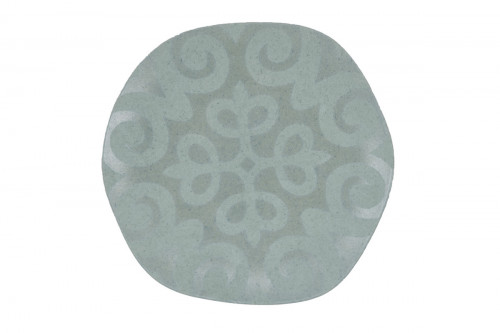 Assiette plate organique Space porcelaine vitrifiée Ø 30 cm Between Colored Rak