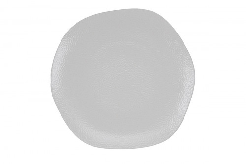 Assiette plate organique ivoire porcelaine vitrifiée Ø 30 cm Between Rak