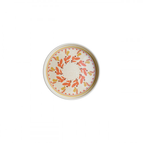 Assiette avec cloche rond Solea porcelaine vitrifiée Ø 12 cm Rihla Rak