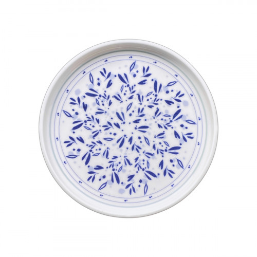 Assiette avec cloche rond Riviera porcelaine vitrifiée Ø 22,7 cm Rihla Rak