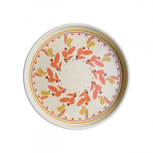 Assiette avec cloche rond Solea porcelaine vitrifiée Ø 22,7 cm Rihla Rak
