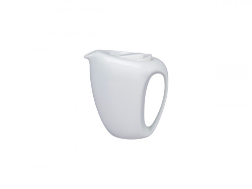 Cafetière avec couvercle rond blanc porcelaine bone china 65 cl Ø 14 cm Le Ballet Cloud Rak