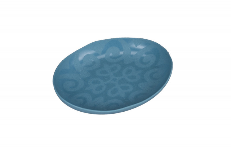 Plat organique Water porcelaine vitrifiée Ø 24 cm Between Colored Rak