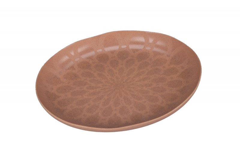 Plat organique Fire porcelaine vitrifiée Ø 30 cm Between Colored Rak