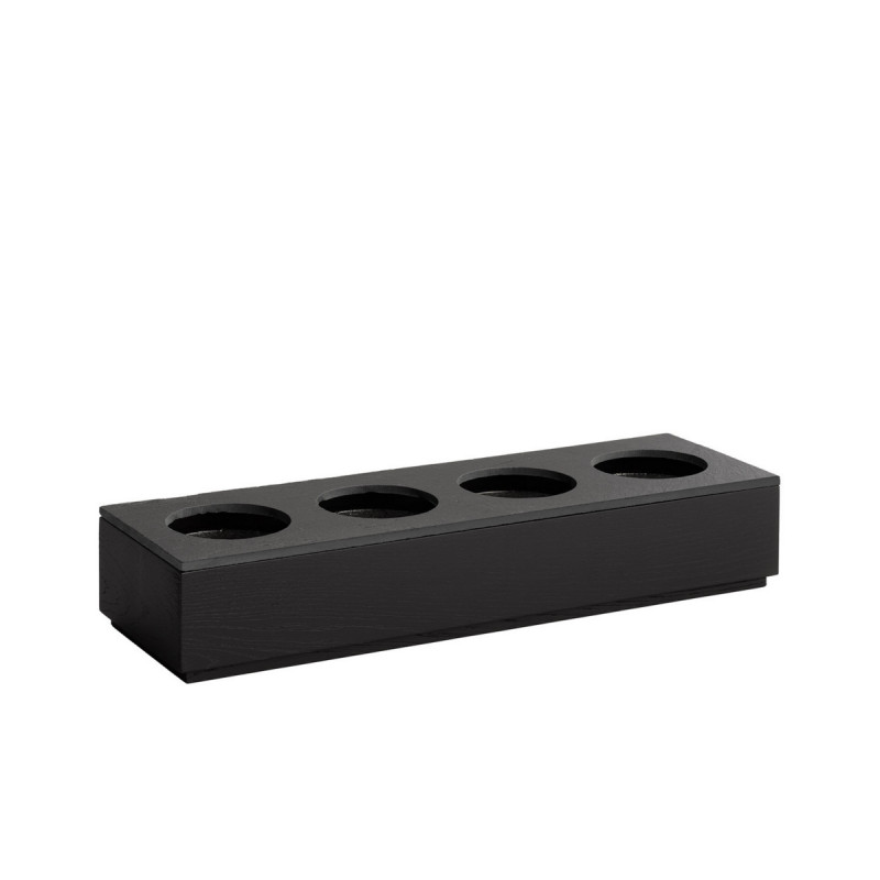 Caisse gn2/4 bois noir 53x16,2x8,5 cm Valo Aps