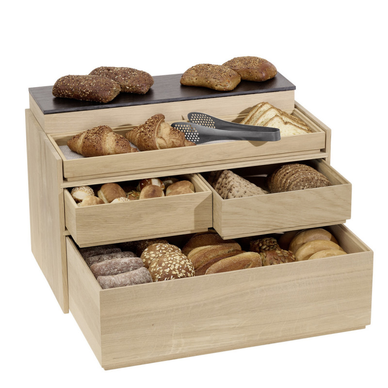Présentoir pour caisse gn bois 55,5x32x32 cm Valo Aps