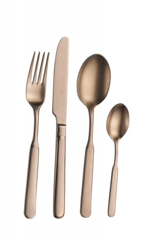 Fourchette de table bronze inox 18/10 Casali Stoned Pintinox