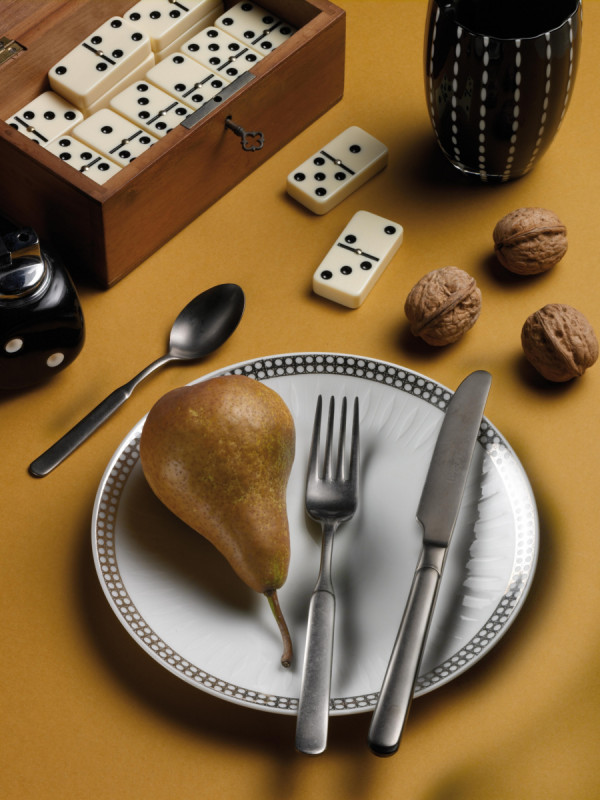 Fourchette de table titane inox 18/10 Casali Stoned Pintinox
